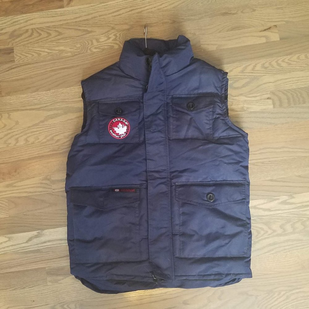 Canada Weather Gear Men's Insulated Vest (Navy)